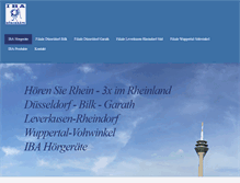 Tablet Screenshot of iba-info.com